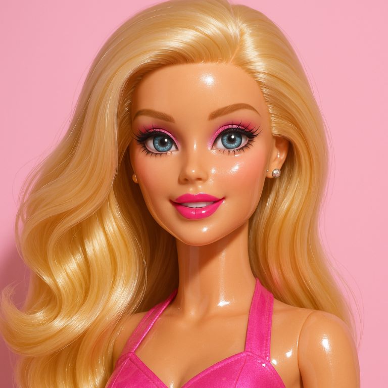 AI Barbie Doll High Gloss