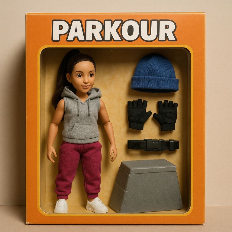 Parkour enthusiast AI Doll