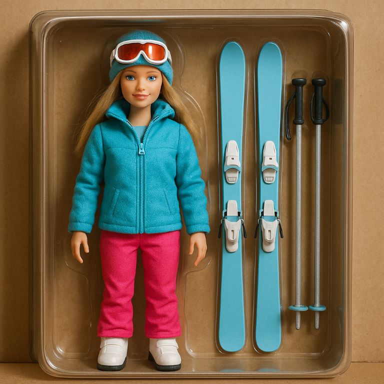 Ski Enthusiast AI Doll